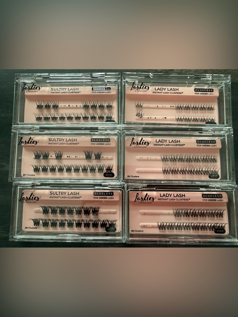 MOXIELASH Sampler Bundle Instant Lash Clusters, Travel Case & More! - Picture 2 of 16